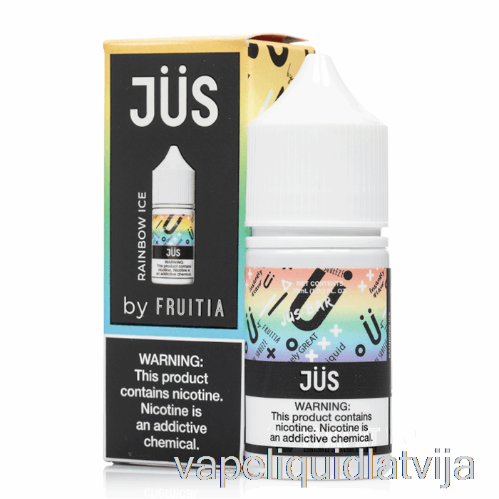 Varavīksnes Ledus - Jus Salts - 30ml 50mg Vape šķidrums